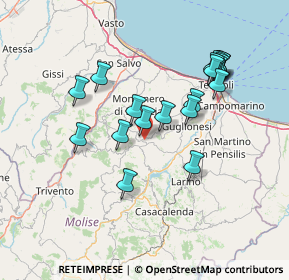 Mappa Contrada Monte, 86037 Palata CB, Italia (14.5765)