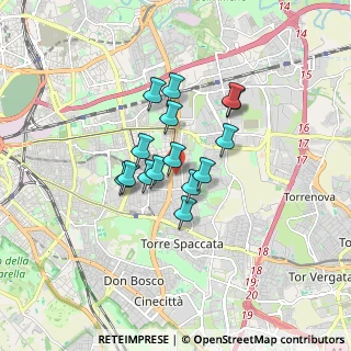 Mappa Via delle Ciliege, 00172 Roma RM, Italia (1.25467)