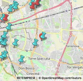 Mappa Via dei Limoni, 00172 Roma RM, Italia (3.4305)