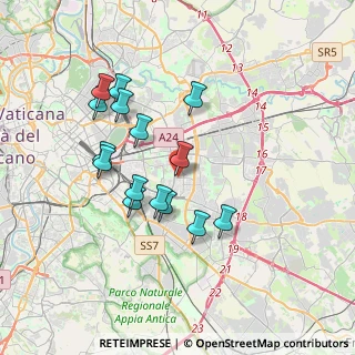 Mappa Via delle Albizzie, 00100 Roma RM, Italia (3.48867)