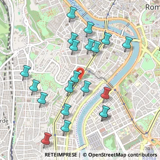 Mappa Viale di Trastevere, 00100 Roma RM, Italia (0.5475)