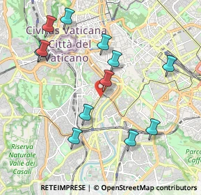Mappa Viale di Trastevere, 00100 Roma RM, Italia (2.25167)