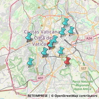 Mappa Viale di Trastevere, 00100 Roma RM, Italia (3.12083)