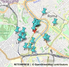 Mappa Viale di Trastevere, 00100 Roma RM, Italia (0.7945)