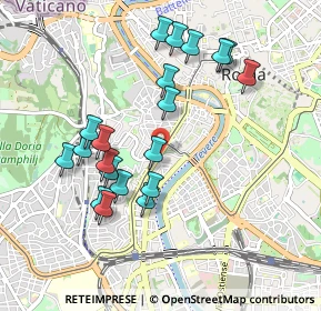 Mappa Viale di Trastevere, 00100 Roma RM, Italia (0.9805)