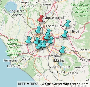 Mappa Via Todi, 00181 Roma RM, Italia (9.12615)