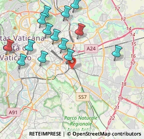 Mappa Via Todi, 00181 Roma RM, Italia (5.04667)