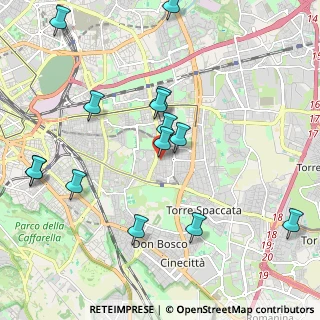 Mappa Via dei Gladioli, 00172 Roma RM, Italia (2.41786)