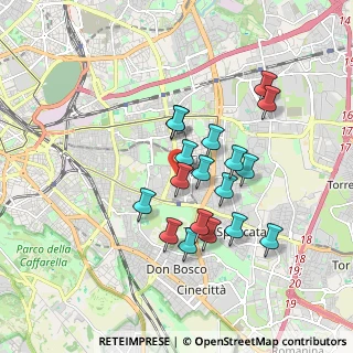 Mappa Piazza delle Primule, 00172 Roma RM, Italia (1.61444)