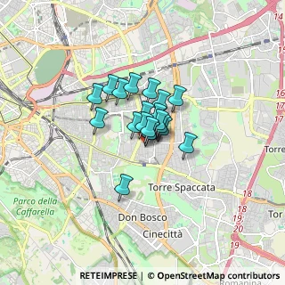 Mappa Via dei Gladioli, 00172 Roma RM, Italia (0.9055)