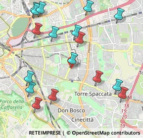 Mappa Via dei Gladioli, 00172 Roma RM, Italia (2.63941)