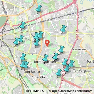 Mappa Via delle Susine, 00172 Roma RM, Italia (2.325)