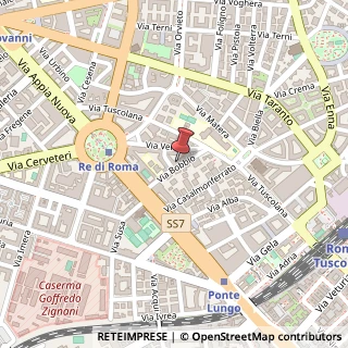 Mappa Via Sermide, 13, 00182 Roma, Roma (Lazio)