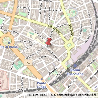 Mappa Piazza Asti, 6, 00182 Roma, Roma (Lazio)