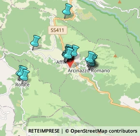 Mappa Via Luigi Ciuffa, 00021 Affile RM, Italia (1.226)
