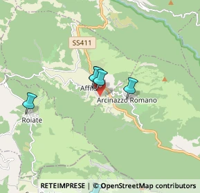 Mappa Via Luigi Ciuffa, 00021 Affile RM, Italia (3.8735)