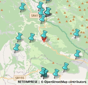 Mappa Via Luigi Ciuffa, 00021 Affile RM, Italia (5.4915)