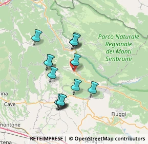 Mappa Via Luigi Ciuffa, 00021 Affile RM, Italia (6.78867)