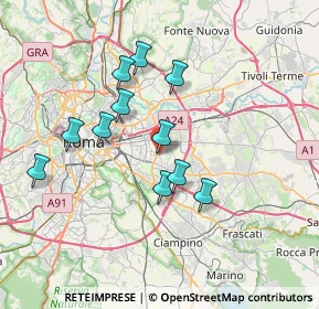 Mappa Piazzale Alessandrino, 00172 Roma RM, Italia (6.77909)
