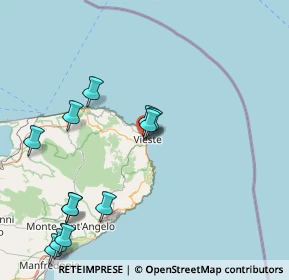 Mappa Viale Alessandro Manzoni, 71019 Vieste FG, Italia (19.73583)