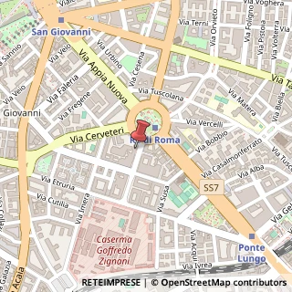 Mappa Via Albalonga, 16, 00183 Roma, Roma (Lazio)