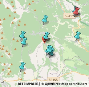 Mappa Via Vitellia, 00030 Bellegra RM, Italia (3.84467)