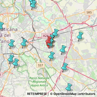 Mappa Via Tor de' Schiavi, 00172 Roma RM, Italia (5.11278)