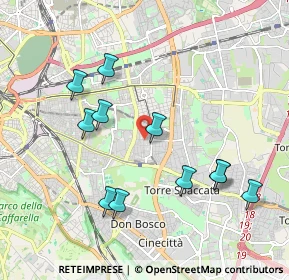 Mappa Via Tor de' Schiavi, 00172 Roma RM, Italia (2.1)