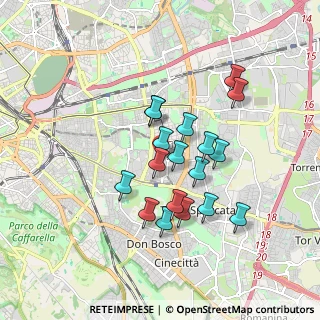Mappa Via Tor de' Schiavi, 00172 Roma RM, Italia (1.55389)