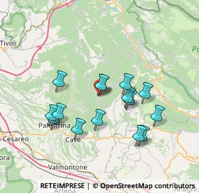 Mappa Via Guido Baccelli, 00030 San Vito Romano RM, Italia (6.78933)