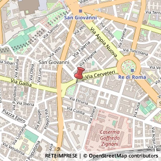 Mappa Piazza Tarquinia, 13, 00183 Roma, Roma (Lazio)