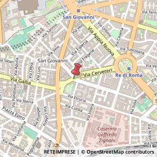 Mappa Via Soana,  1, 00183 Roma, Roma (Lazio)