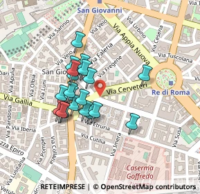 Mappa Piazza Tarquinia, 00183 Roma RM, Italia (0.185)
