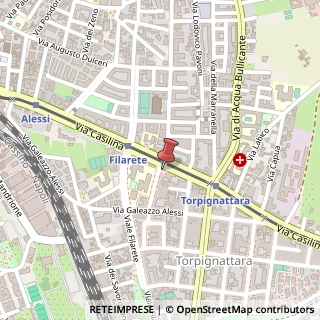Mappa Piazza M. Sanmicheli, 9, 00176 Roma, Roma (Lazio)