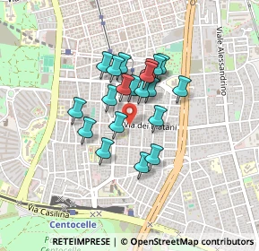 Mappa Platani- Frassini, 00172 Roma RM, Italia (0.3205)