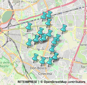 Mappa Via dei Frassini, 00172 Roma RM, Italia (1.4265)