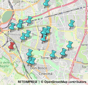 Mappa Via dei Frassini, 00172 Roma RM, Italia (2.0835)