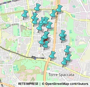 Mappa Via dei Frassini, 00172 Roma RM, Italia (0.8535)