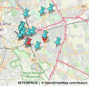 Mappa Via Delle Azalee, 00172 Roma RM, Italia (4.00118)