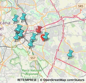 Mappa Via Delle Azalee, 00172 Roma RM, Italia (4.1275)