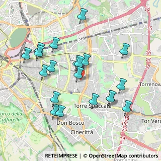 Mappa Via Delle Azalee, 00172 Roma RM, Italia (2.101)
