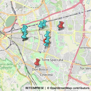 Mappa Via Delle Azalee, 00172 Roma RM, Italia (1.74538)
