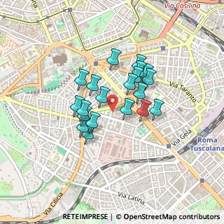 Mappa Via Siponto, 00183 Roma RM, Italia (0.339)