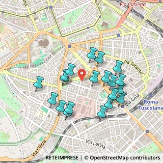 Mappa Via Siponto, 00183 Roma RM, Italia (0.451)