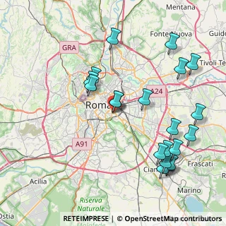 Mappa Via Siponto, 00183 Roma RM, Italia (9.6185)