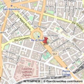 Mappa Via Appia Nuova, 222, 00183 Roma, Roma (Lazio)