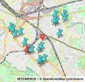 Mappa Via Otricoli, 00181 Roma RM, Italia (1.142)