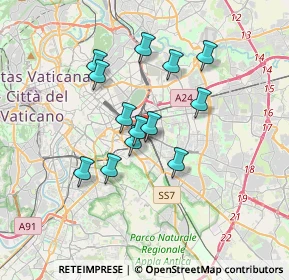 Mappa Via Otricoli, 00181 Roma RM, Italia (2.99615)