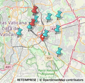 Mappa Via Otricoli, 00181 Roma RM, Italia (3.81909)