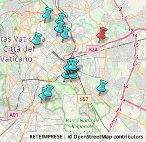 Mappa Via Otricoli, 00181 Roma RM, Italia (3.36357)